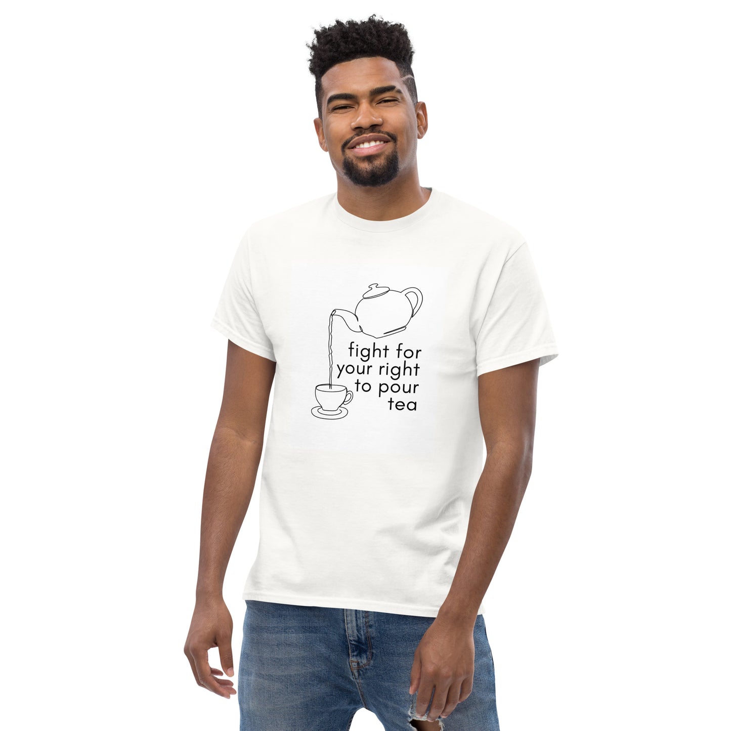 'Pour Tea' Comedy Men's Classic Tee