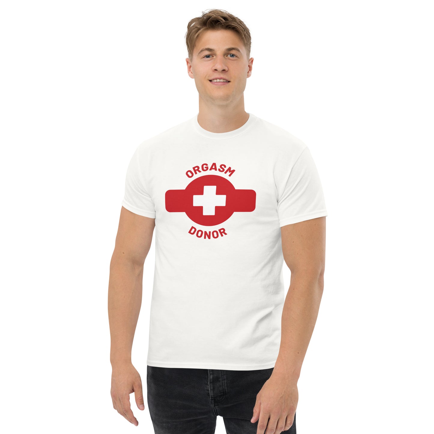 'Orgasm Donor' Comedy Men's Classic Tee