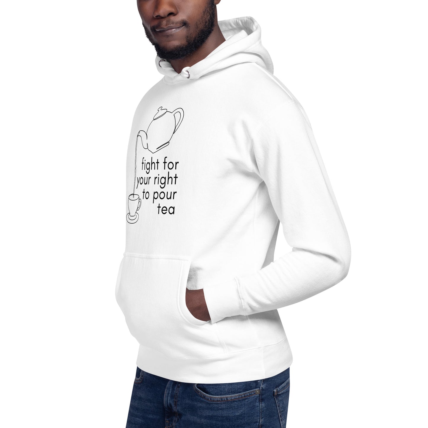 'Pour Tea' Comedy Unisex Hoodie