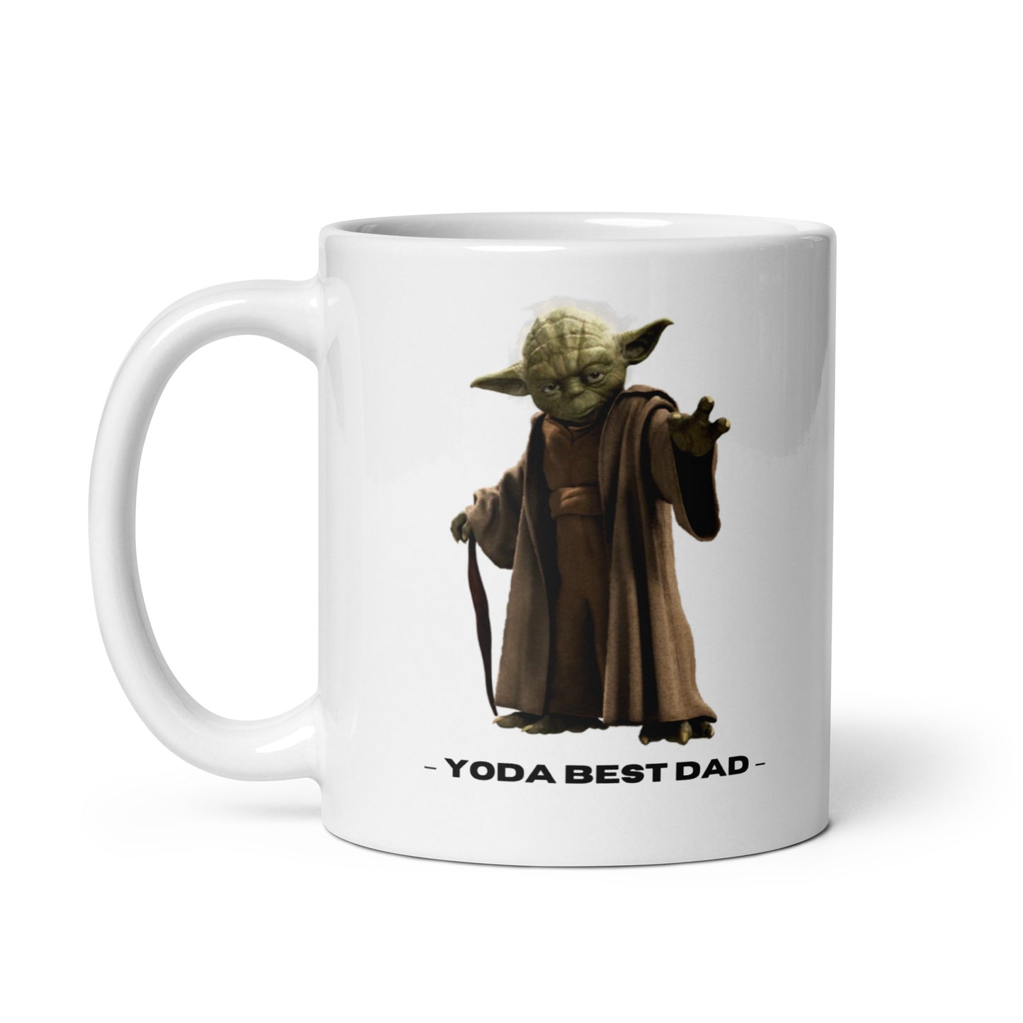 Yoda Man White Glossy Mug