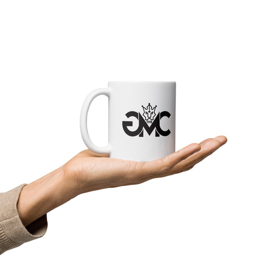 The GMc Logo White Glossy Mug