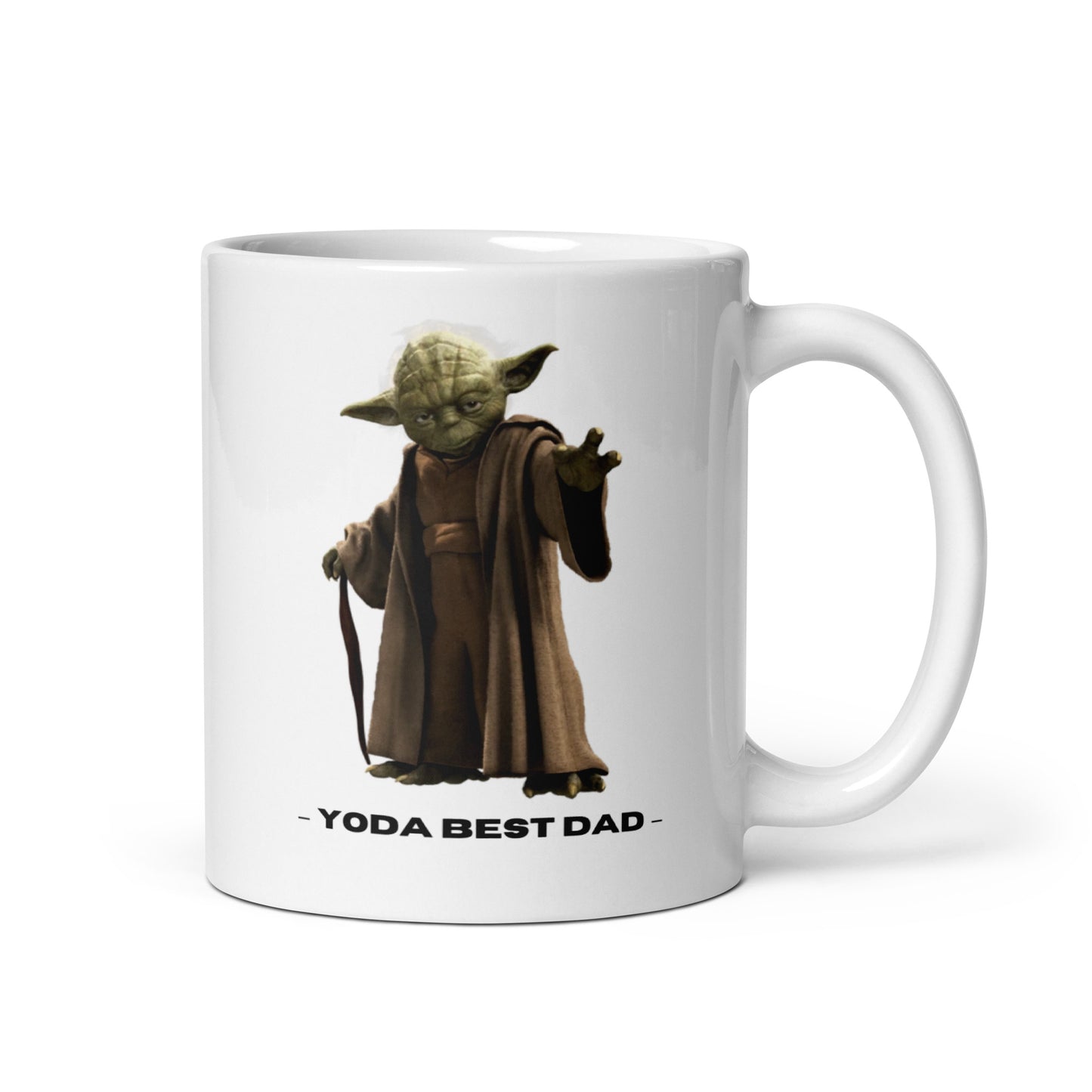 Yoda Man White Glossy Mug