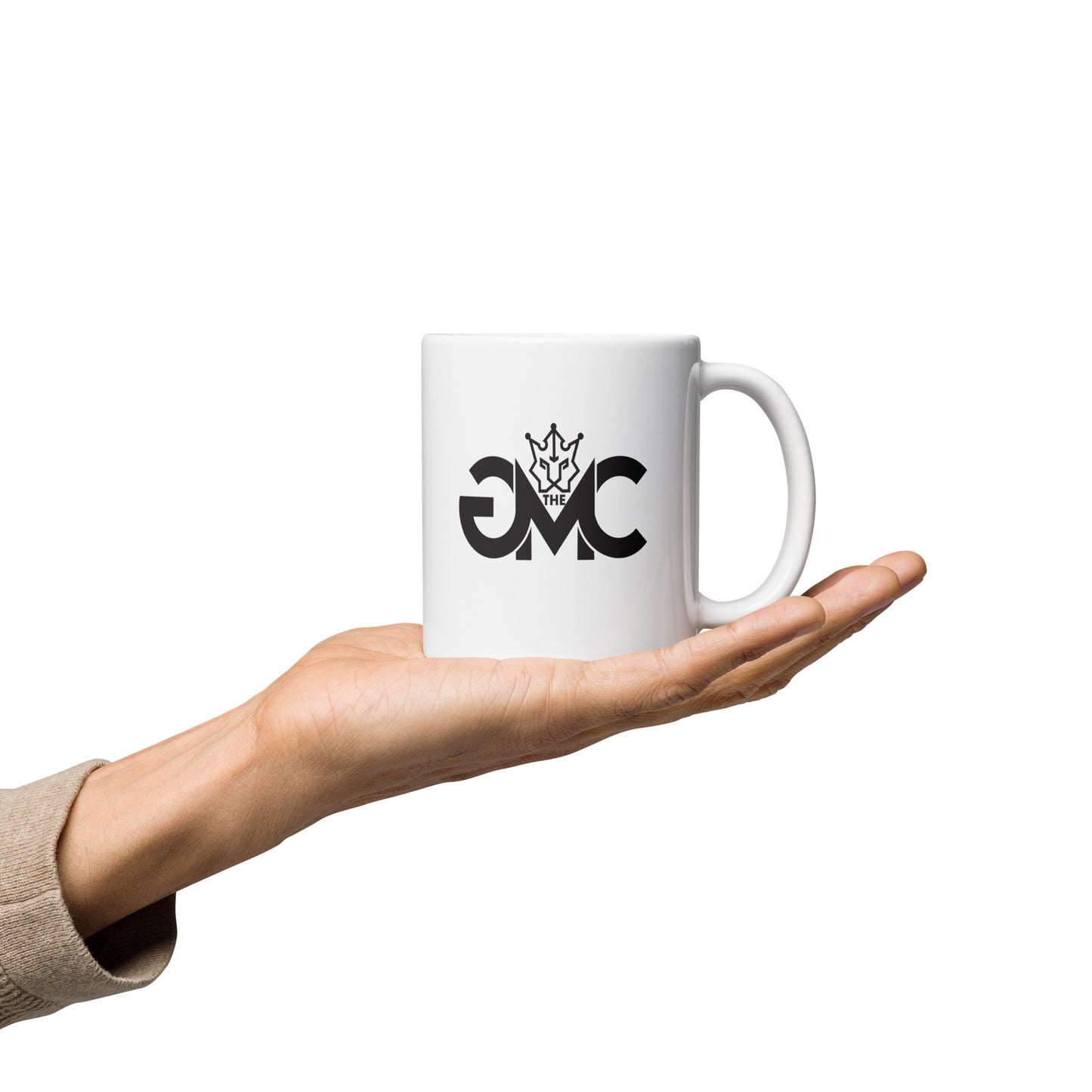 The GMc Logo White Glossy Mug