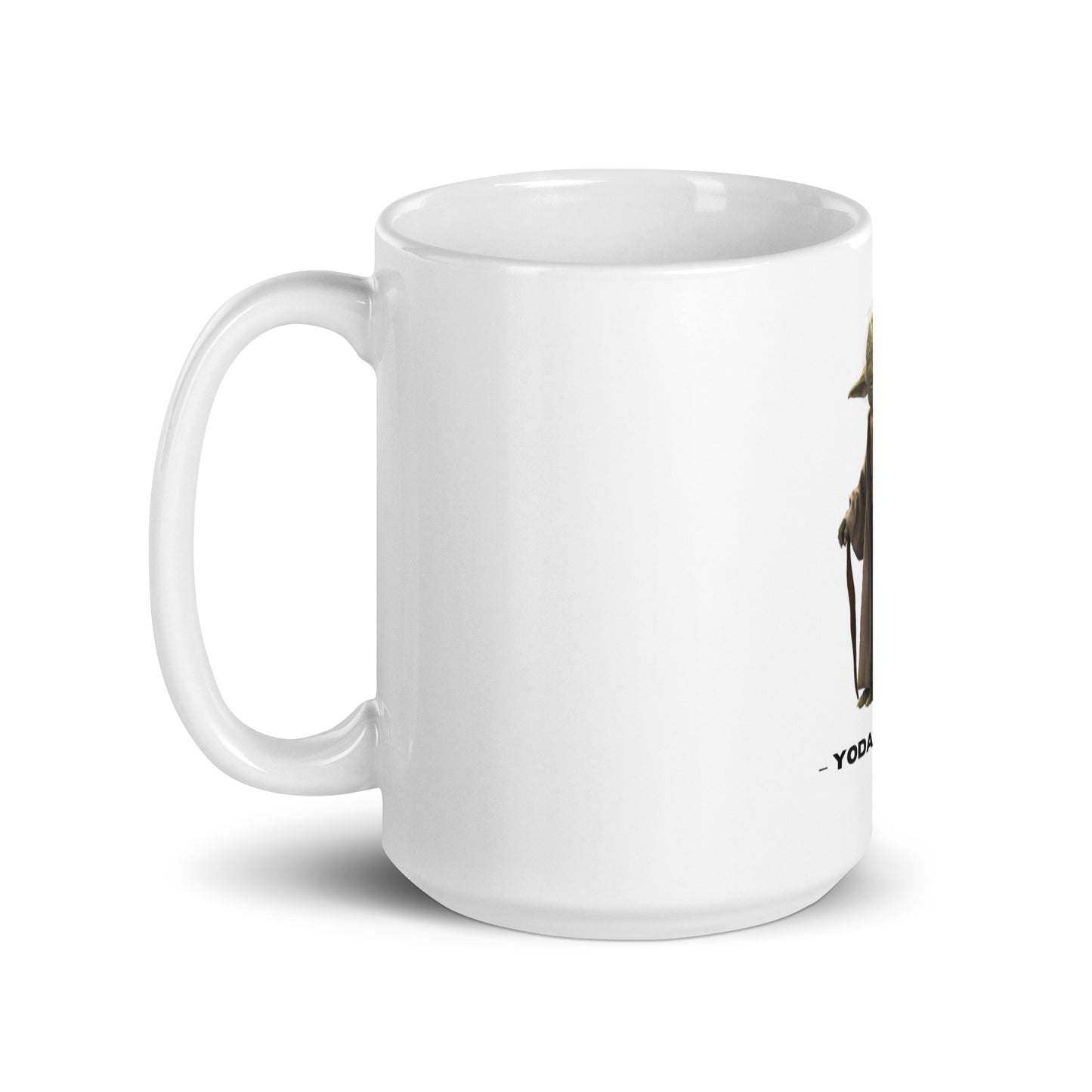 Yoda Man White Glossy Mug