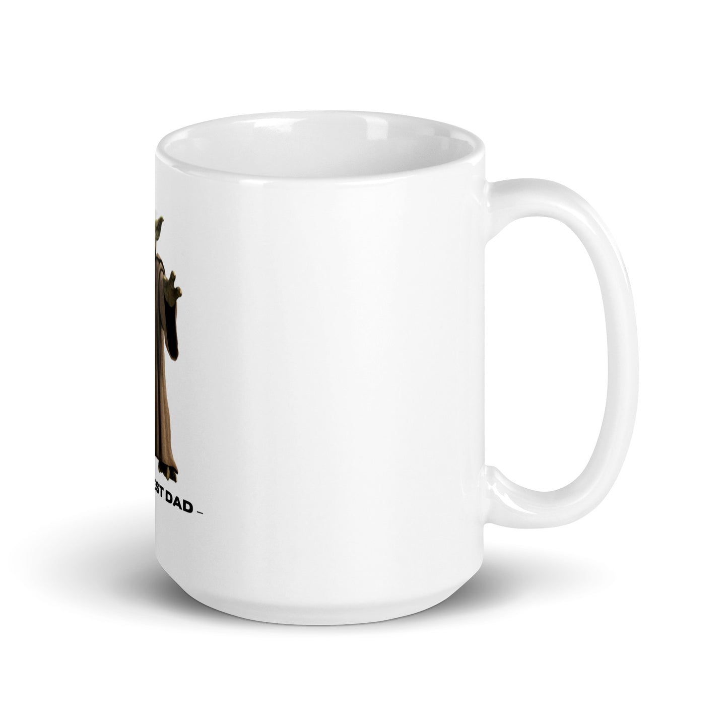 Yoda Man White Glossy Mug