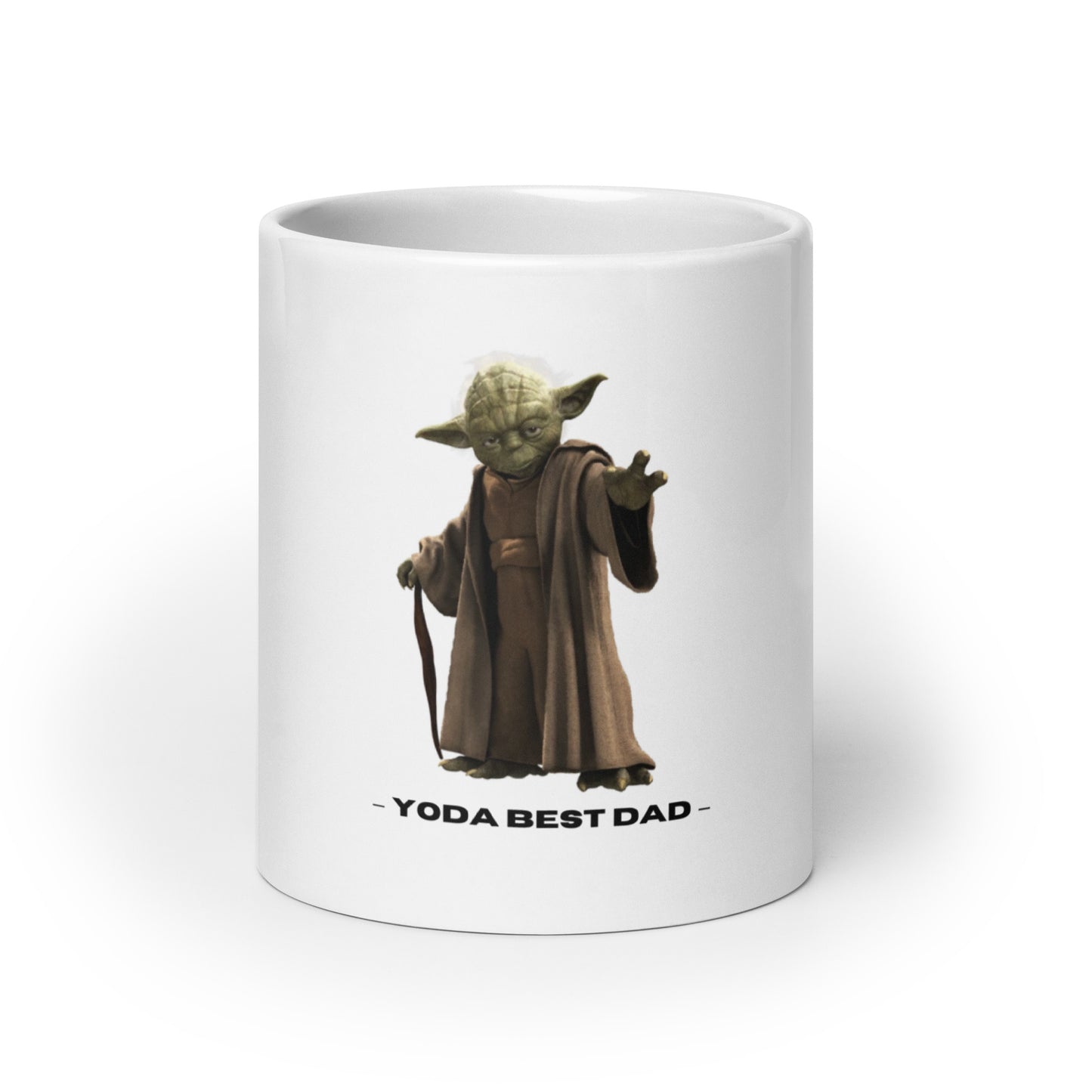 Yoda Man White Glossy Mug