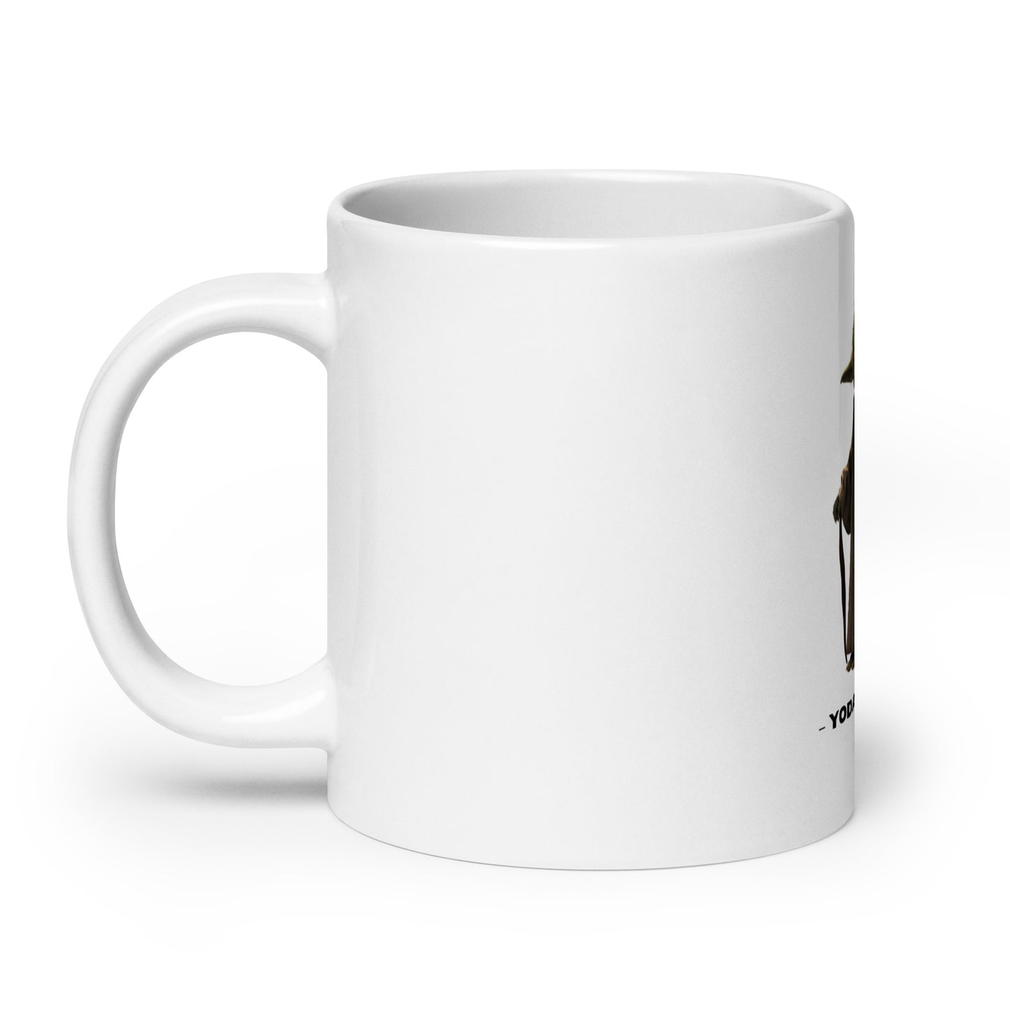 Yoda Man White Glossy Mug